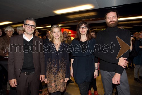 Oliver Reichenstein, član žirije; Alice Twemlow, članica žirije; Anette Lenz, članica žirije; Nedjeljko Špoljar, član žirije