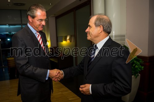 Dr. Clemens Koja, veleposlanik Republike Avstrije v Sloveniji; prof. dr. Ivan Svetlik, rektor Univerze v Ljubljani