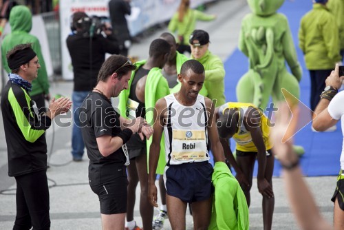 Deribe Robi, 2. mesto v teku na 42km