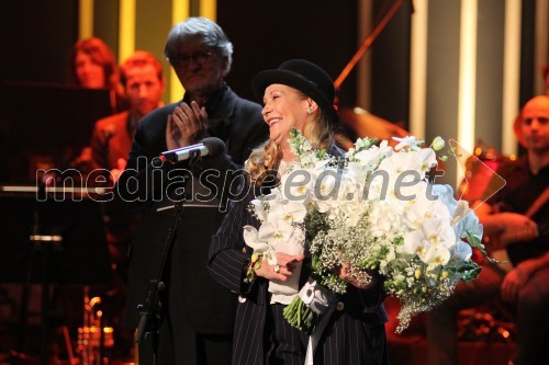 Ivo Svetina, pisatelj; Olga Kacjan, igralka in dobitnica Borštnikovega prstana  2013