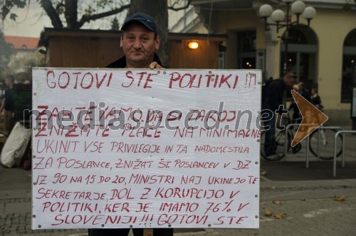 Protesti proti vladi v Mariboru