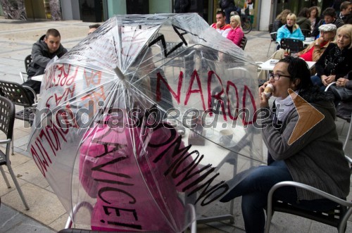 Protesti proti vladi v Mariboru