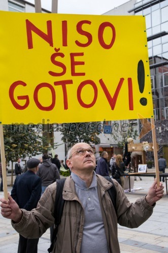 Protesti proti vladi v Mariboru