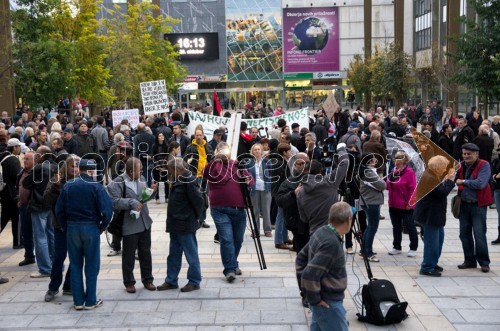 Protesti proti vladi v Mariboru