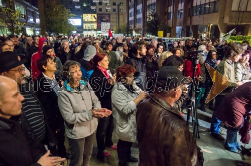 Protesti proti vladi v Mariboru