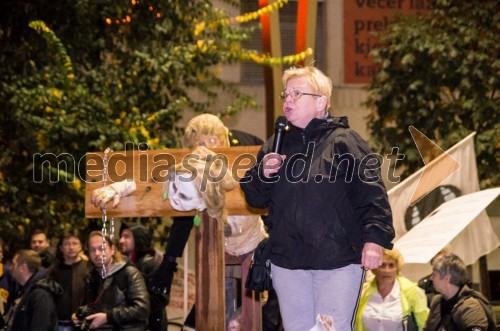 Protesti proti vladi v Mariboru