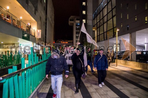 Protesti proti vladi v Mariboru