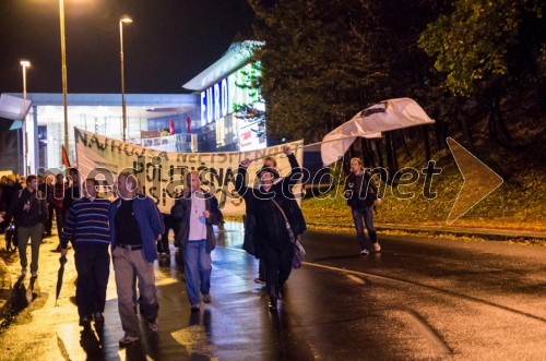 Protesti proti vladi v Mariboru