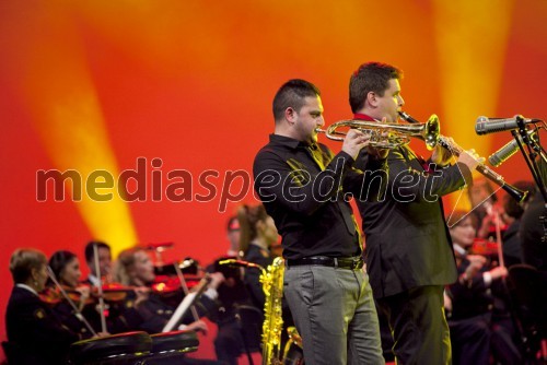 Člana srbskega vojaškega orkestra Stanislav Binički