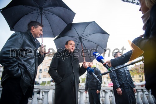 Borut Pahor, predsednik Republike Slovenije; Albert II. Monaški, monaški knez 