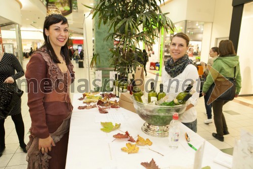 Neža Pavlič, Vinska kraljica Slovenije 2013; Martina Kraner Puntnar, vinarka, Kraner - Plateis