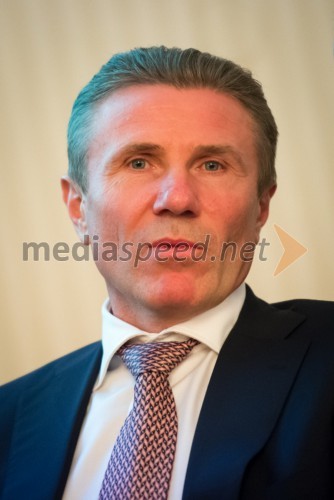 Sergej Bubka, legendarni atlet, podpredsednik Mednarodne atletske zveze (IAAF)