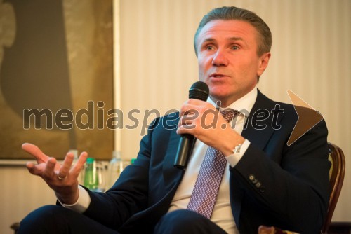 Sergej Bubka, legendarni atlet, podpredsednik Mednarodne atletske zveze (IAAF)