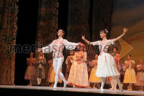 Anton Bogov, baletni solist; Tetiana Svitlična, baletna solistka