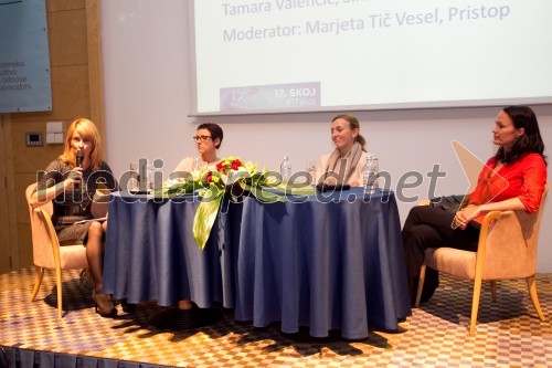 Marjeta Tič Vesel, Pristop; Tamara Valenčič, Si.mobil; Katja Kek; Teja Breznik Alfirev , S&T