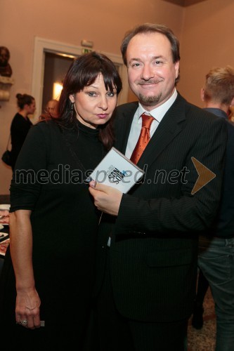 Violeta Tomič, igralka; Patrik Greblo, dirigent