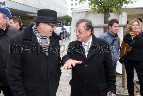 Dr. Andrej Fištravec, župan Mestne občine Maribor; mag. Jože Protner, vinar