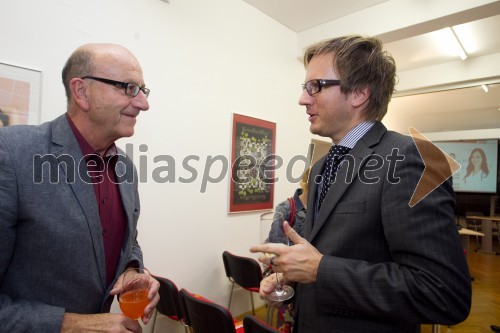 Heinz Slesak, generalni direktor Porsche Slovenija d.o.o.;  Thomas Kassl, Biro za slovensko narodno skupnost