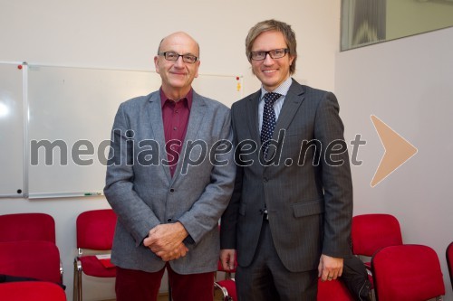 Heinz Slesak, generalni direktor Porsche Slovenija d.o.o.;  Thomas Kassl, Biro za slovensko narodno skupnost