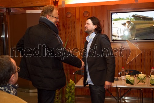 Janez Škrabec, Riko d.o.o.; Peter Sotošek Štular, ravnatelj SNG Opera in balet Ljubljana