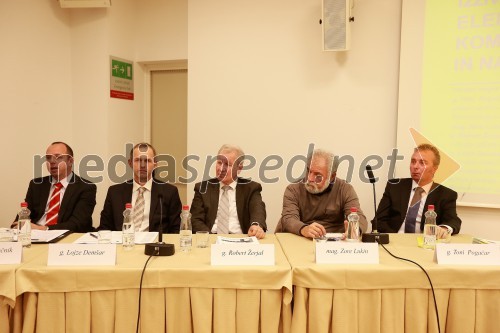 Boštjan Pečnik, izvršni direktor za področje razvoja Gorenje d.d.; Lojze
Demšar, direktor Nela d.o.o.; Robert Žerjal, Letrika d.o.o.; mag. Zore 
Lukin, Kompetenčni center biomedicinska tehnika; Toni Pogačar, vodja 
razvoja BSH Hišni aparati d.o.o.