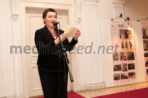 Vesna Danilovič Novak, povezovalka otvoritve razstave