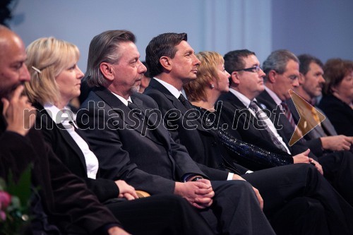 Saša Mikić, predsednik ZPM Maribor; Borut Pahor, predsednik Republike Slovenije