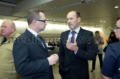 Mag. Marko Filli, generalni 
direktor RTV Slovenija; Miha Lampreht, direktor Radia Slovenija