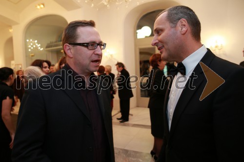 Marko Fili, generalni direktor RTV Slovenija; Danilo Rošker, direktor SNG Maribor