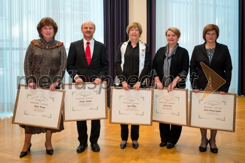 Mojca Tancar; Milan Soršak; Irena Kapelj; mag. Alojzija Strle; Darja Vižintin