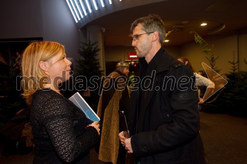 Majda Vrhovnik, Cineplexx; Jean Frbežar, moderator