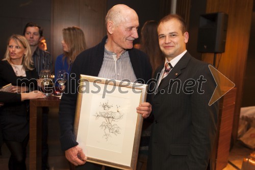 Miran Podlesnik; Dean Fras, predsednik Rotaract Cluba Maribor