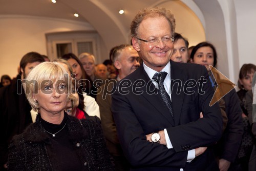 Sonja Poljanšek - Škrabec, lastnica Welness centra Sunny; Janez Škrabec, direktor Riko d.o.o.