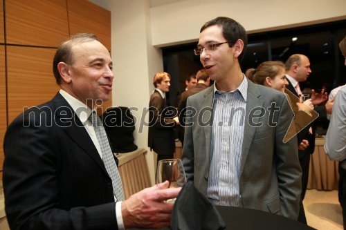 Giuseppe Ballocchi, CFA, Board of Governors CFA Institute; Lan Filipič, CFA, Deloitte in član Odbora ZSFS