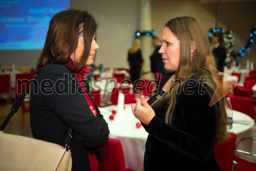 Sonja
Šmuc, direktorica Združenja Manager; Nina Irt, odnosi z javnostmi in 
vodja komuniciranja Ameriške gospodarske zbornice (AmCham)