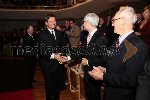 Borut Pahor, predsednik Republike Slovenije; dr. Jernej Pikalo, minister za izobraževanje, znanost in šport; ...