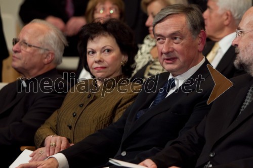 Barbara Miklič Türk; dr. Danilo Türk, nekdanji predsednik Republike Slovenije