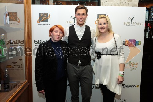 Urška Škrjanc, VDC Šentjur; Jure Rugani, Mister Slovenije 2013; Valerija Kršlin, ustanoviteljica zavoda Zadnje Upanje