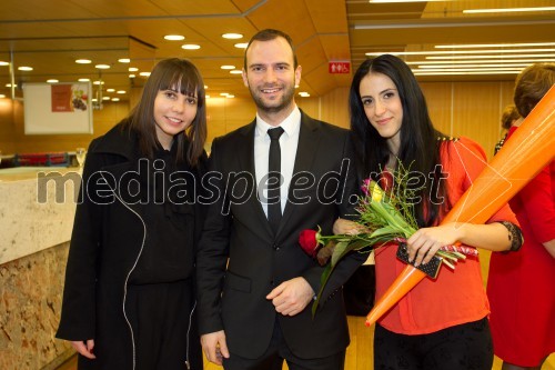 Gordana Radivojevič; Andraž Glavač; Dunja Tinauer, pevka