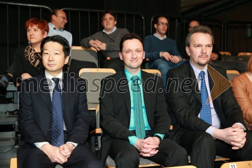 Terumoto Yamagata; David Jurič, generalni direktor Summit motors Ljubljana; ...