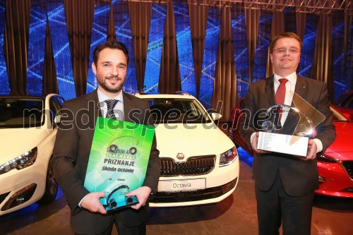 Danilo Ferjančič, generalni direktor Porsche Slovenija d.o.o.; Petr Podlipny, direktor znamke Škoda pri Porsche Slovenija d.o.o.