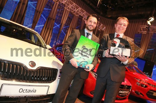 Danilo Ferjančič, generalni direktor Porsche Slovenija d.o.o.; Petr Podlipny, direktor znamke Škoda pri Porsche Slovenija d.o.o.