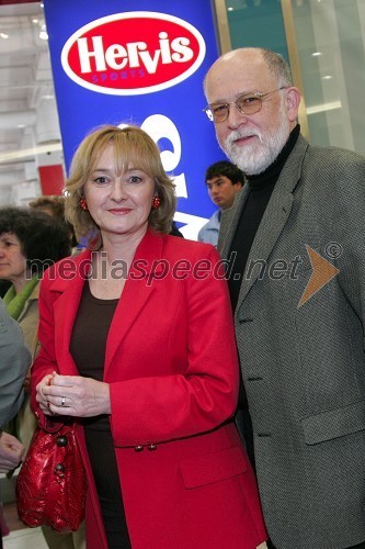 Ida Baš, radijska voditeljica in njen mož Igor