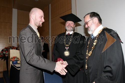 Dr. Tomislav Rozman in dr. Ivan Rozman, rektor Univerze v Mariboru