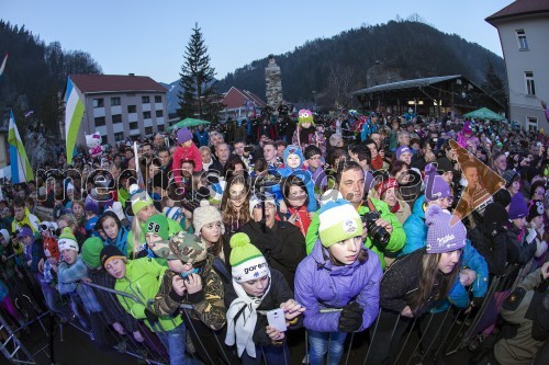 Sprejem Tine Maze v Črni na Koroškem