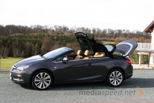 Opel Cascada 1.6 SIDI Cosmo, postopek zapiranja strehe