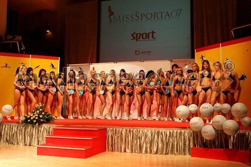 Kandidatke za Miss športa 2007