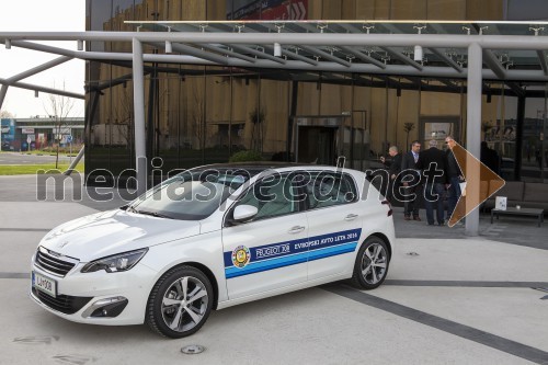 Peugeot 308, Evropski avto leta 2014, novinarsko srečanje, Plaza