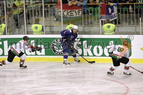 Hokejska tekma med Slovenijo in Madžarsko