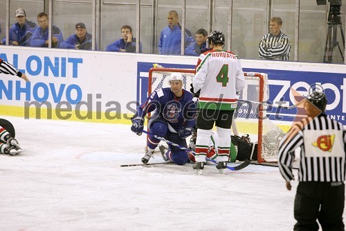 Hokejska tekma med Slovenijo in Madžarsko